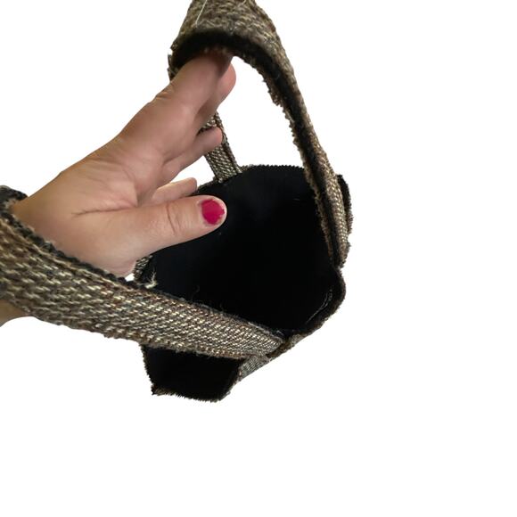 Artisan Wool Tote Bag Tait & Style Scotland Handmade Tree Plaid Gloves Rustic - Picture 2 of 7